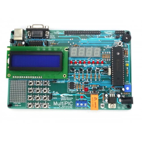MultiPIC Advanced Kit Desenvolvimento PIC18F4520 MultiPIC Advanced Kit Desenvolvimento PIC18F4520